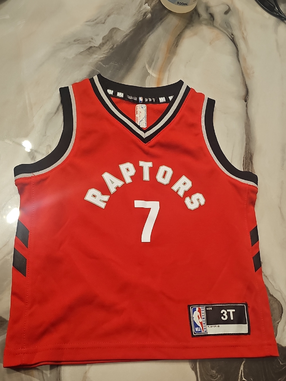 NBA Raptors Red & Black Youth Jersey #7